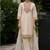 women ethnic motifs embroidered regular kurta with trousers & with dupatta