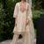 women ethnic motifs embroidered regular kurta with trousers & with dupatta