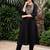 women ethnic motifs embroidered regular kurta with trousers