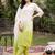 women ethnic motifs embroidered regular thread work cotton kurta with trousers & with dupatta