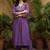 women floral embroidered regular thread work kurta with trousers