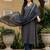 women ethnic motifs printed regular cotton kurta with trousers & with dupatta
