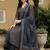 women ethnic motifs printed regular cotton kurta with trousers & with dupatta