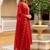 women ethnic motifs embroidered regular thread work liva kurta with palazzos & with dupatta