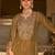 women ethnic motifs embroidered regular thread work kurta with patiala & with dupatta