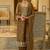 women ethnic motifs embroidered regular mirror work kurta with palazzos & with dupatta