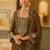 women ethnic motifs embroidered regular mirror work kurta with palazzos & with dupatta