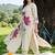 women floral printed regular kurta with trousers & with dupatta