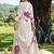 women floral printed regular kurta with trousers & with dupatta