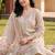 women floral embroidered regular thread work kurta with trousers & with dupatta
