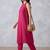 women regular kurta with trousers