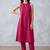 women regular kurta with trousers