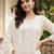 women ombre embroidered regular thread work cotton kurta with trousers & with dupatta