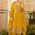 women ethnic motifs embroidered regular kurta with patiala & with dupatta