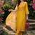 women floral embroidered regular thread work kurta with trousers & with dupatta