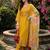 women floral embroidered regular thread work kurta with trousers & with dupatta