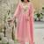 women ethnic motifs embroidered empire thread work kurta with trousers & with dupatta