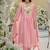 women ethnic motifs embroidered empire thread work kurta with trousers & with dupatta