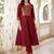 women ethnic motifs embroidered regular kurta with trousers