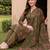 women floral printed regular cotton kurta with patiala & with dupatta