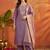 women ethnic motifs embroidered regular thread work kurta with palazzos & with dupatta