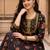 women floral printed regular cotton kurta with trousers & with dupatta