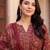 women ethnic motifs printed regular cotton kurta with trousers & with dupatta