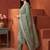 women floral embroidered regular thread work kurta with trousers & with dupatta