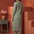 women floral embroidered regular thread work kurta with trousers & with dupatta