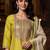 women ethnic motifs embroidered regular thread work liva kurta with trousers & with dupatta