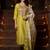 women ethnic motifs embroidered regular thread work liva kurta with trousers & with dupatta