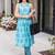 women ethnic motifs printed regular cotton kurta with trousers