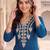 women ethnic motifs embroidered regular thread work kurta with trousers