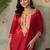 women ethnic motifs embroidered regular thread work liva kurta with trousers