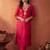 women ethnic motifs embroidered regular sequinned liva kurta with trousers
