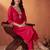 women ethnic motifs embroidered regular sequinned liva kurta with trousers