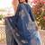 women ethnic motifs embroidered regular kurta with trousers & with dupatta