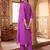 women ethnic motifs embroidered regular thread work kurta with trousers