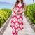 women floral printed regular cotton kurta with trousers