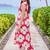 women floral printed regular cotton kurta with trousers