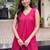 women regular kurta with trousers