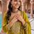 women ethnic motifs embroidered regular kurta with sharara & with dupatta
