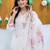 women floral embroidered regular thread work kurta with trousers & with dupatta