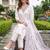 women ethnic motifs embroidered regular thread work cotton kurta with trousers & with dupatta