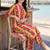 women printed regular cotton kurta with trousers