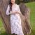 women floral printed regular cotton kurta with trousers