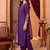 women ethnic motifs embroidered regular kurta with trousers & with dupatta