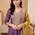women ethnic motifs embroidered empire thread work kurta with trousers & with dupatta