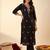 women ethnic motifs embroidered regular thread work kurta with trousers