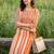 women ethnic motifs printed regular cotton kurta with trousers